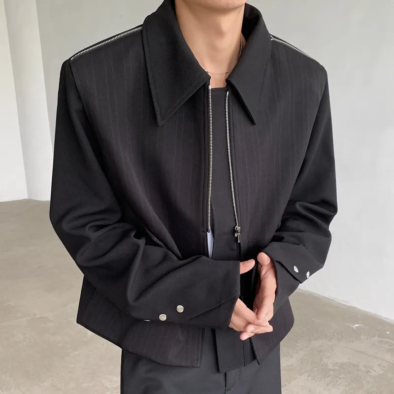 URBAN AUTHENTIC Jacket Unisex Black-1