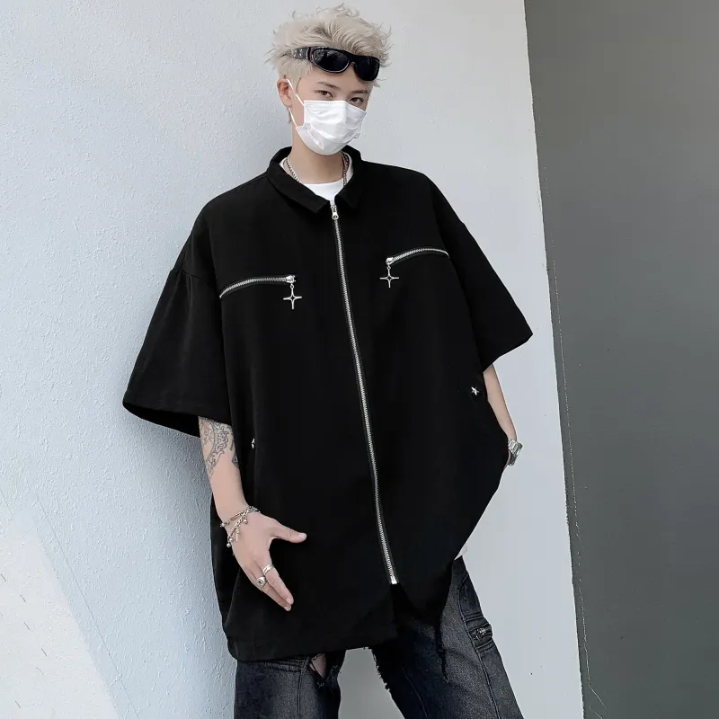 URBAN AUTHENTIC Shirt Unisex Black-4
