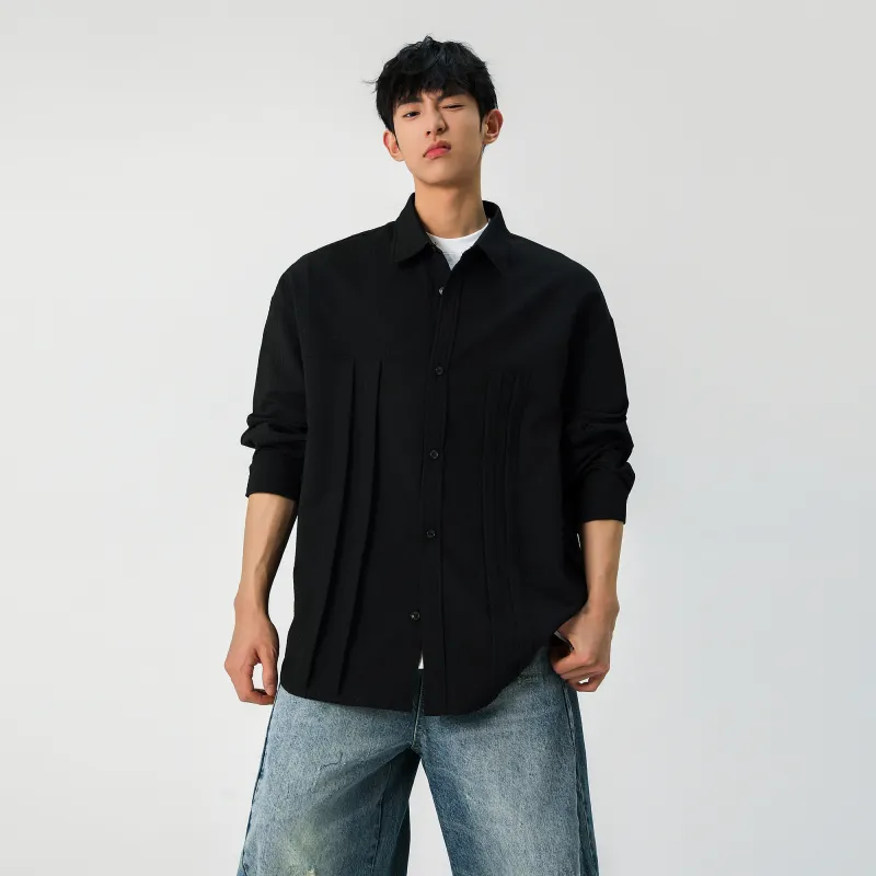 URBAN AUTHENTIC Shirt Unisex Black-6