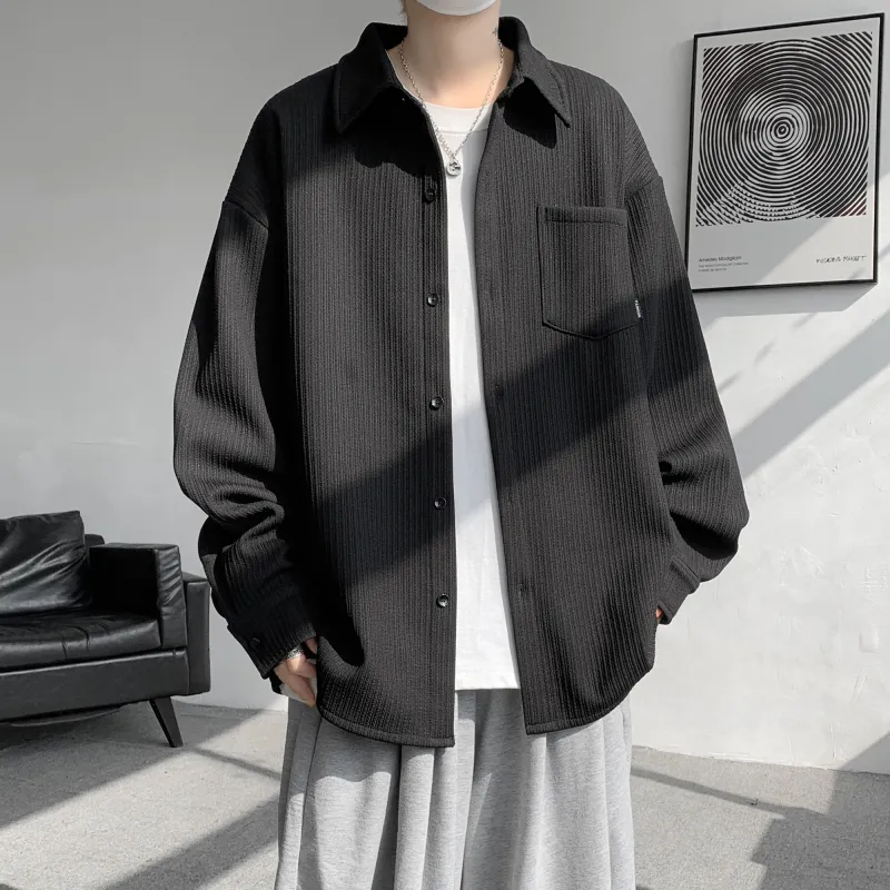 URBAN AUTHENTIC Shirt Unisex Black-2