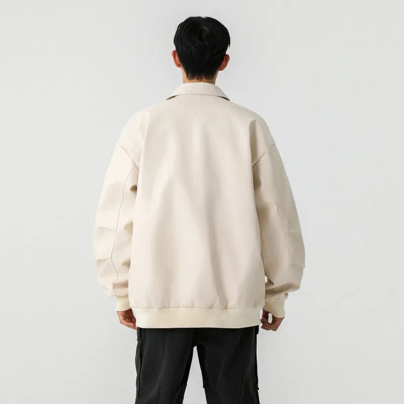 URBAN AUTHENTIC Leather Jacket Unisex-10