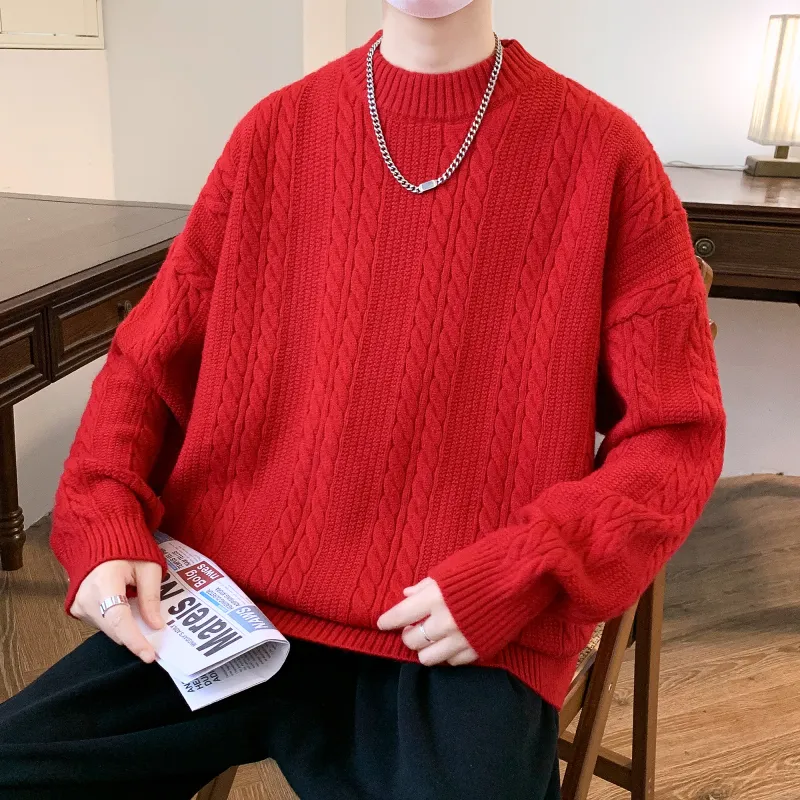URBAN AUTHENTIC Knitwear Unisex Red-27