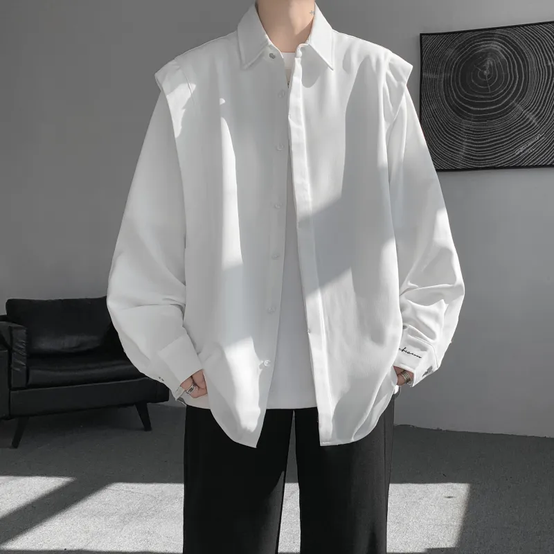 URBAN AUTHENTIC Shirt Unisex White-2
