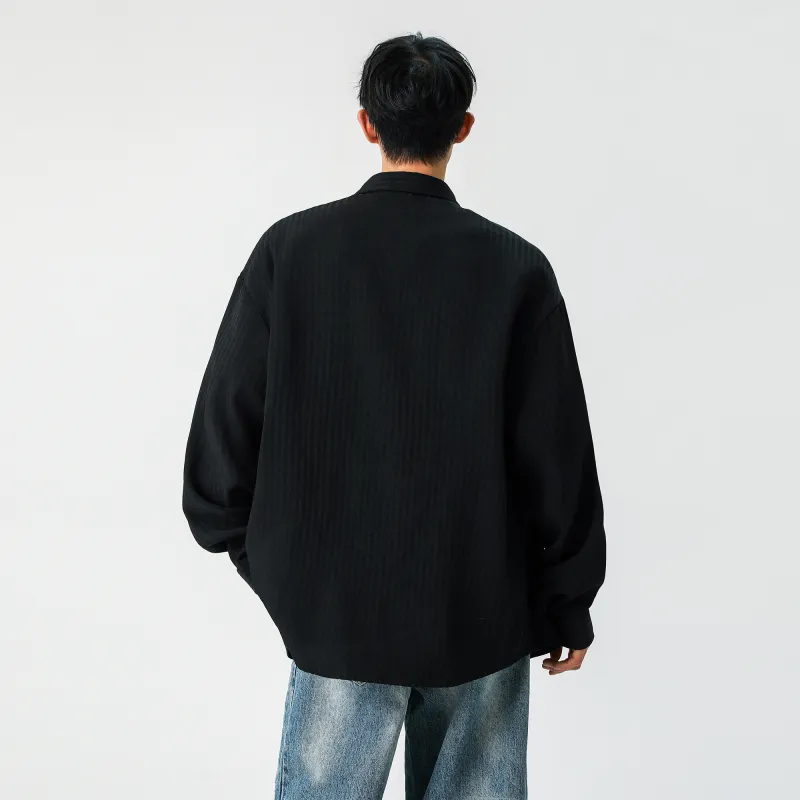 URBAN AUTHENTIC Shirt Unisex Black-1