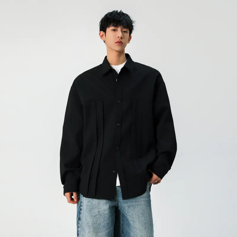 URBAN AUTHENTIC Shirt Unisex Black-5