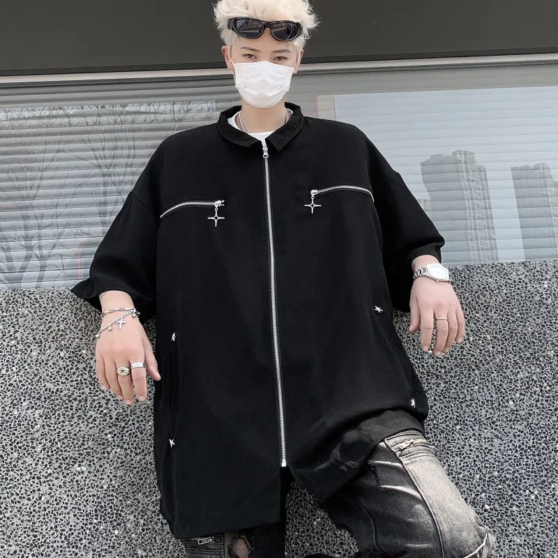 URBAN AUTHENTIC Shirt Unisex Black-5