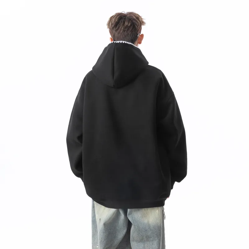 URBAN AUTHENTIC Sweatshirt Unisex Black-0