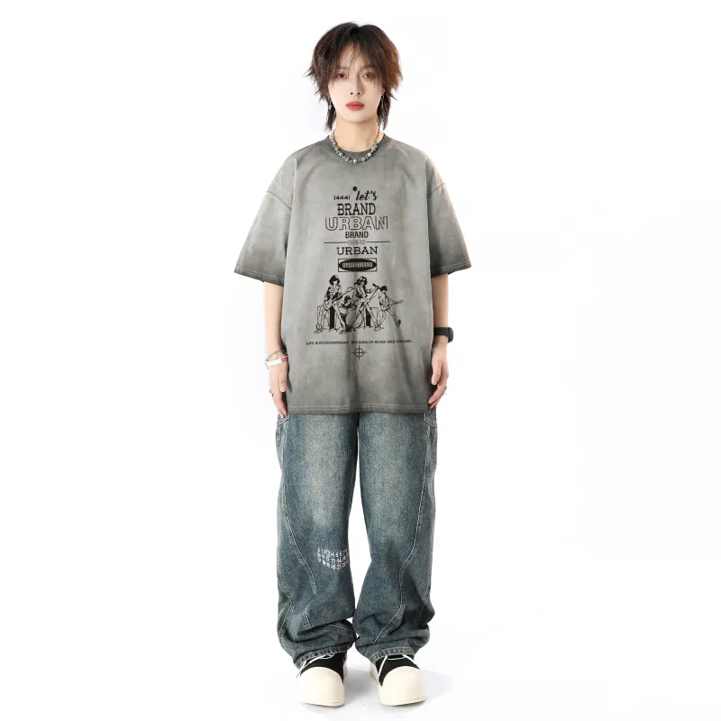 URBAN AUTHENTIC T Shirts Unisex-14