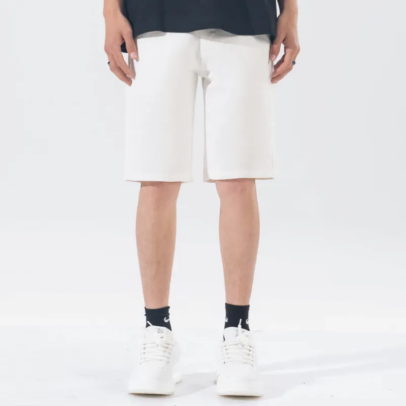 URBAN AUTHENTIC Casual Shorts Unisex White-2