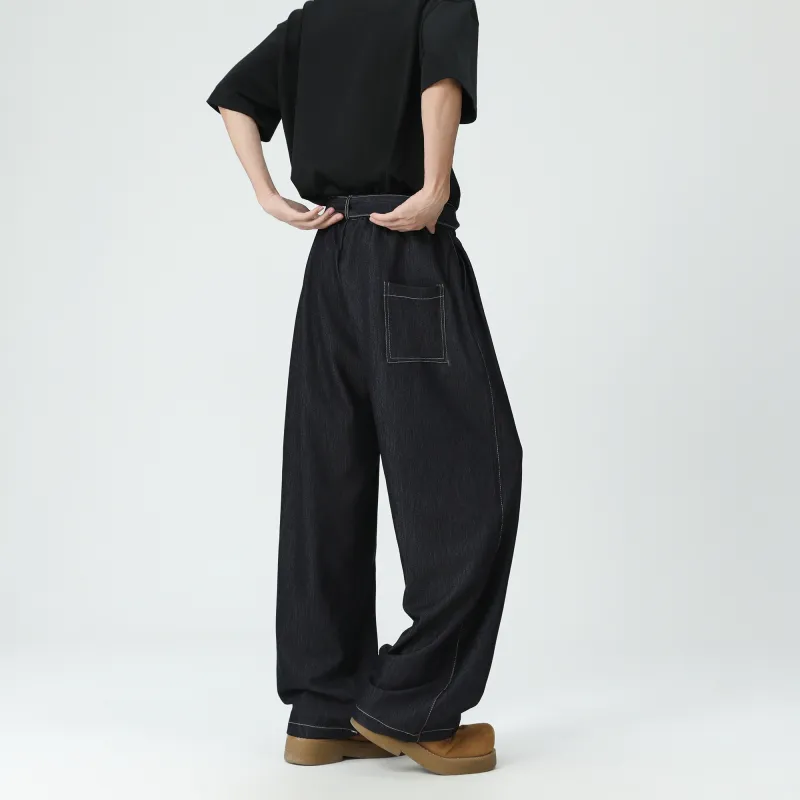 URBAN AUTHENTIC Casual Pants Unisex Black-1