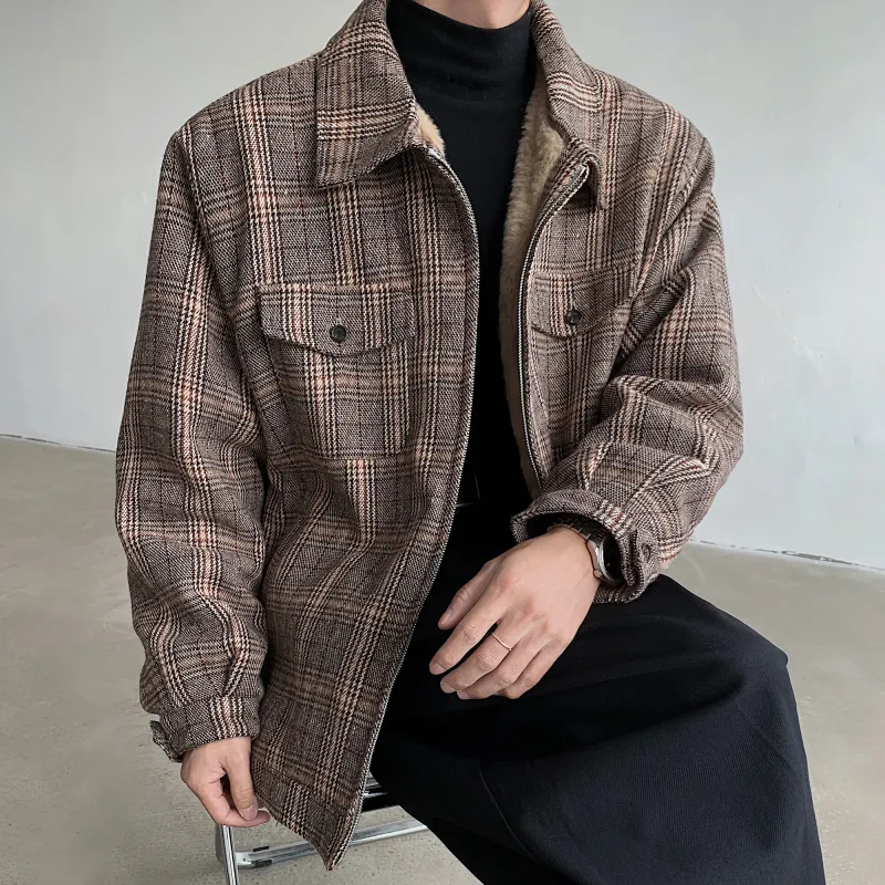 URBAN AUTHENTIC Puffer Jacket Unisex Brown-2