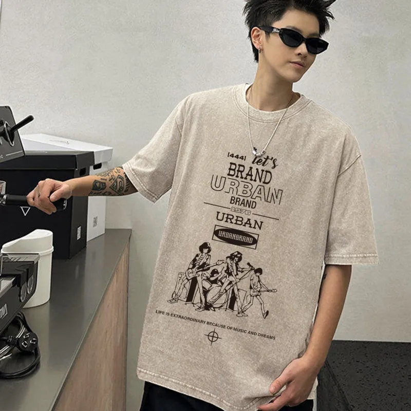 URBAN AUTHENTIC T Shirts Unisex-7
