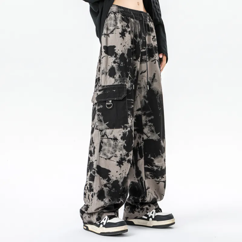 URBAN AUTHENTIC Casual Pants Unisex Camouflage-4