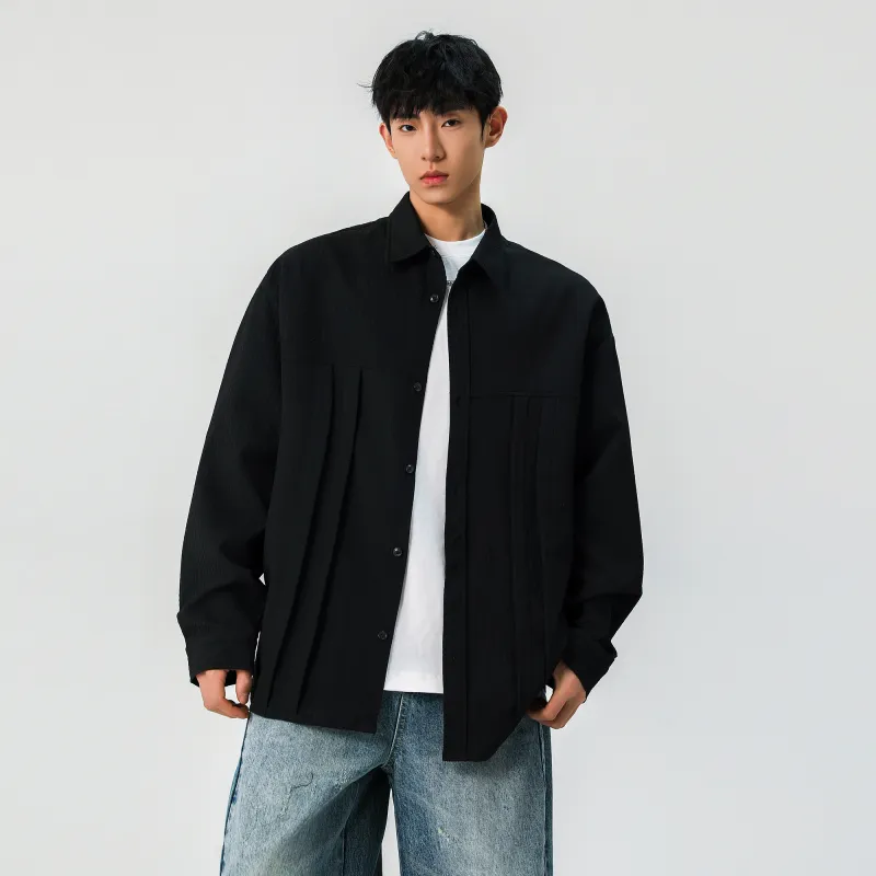 URBAN AUTHENTIC Shirt Unisex Black-4