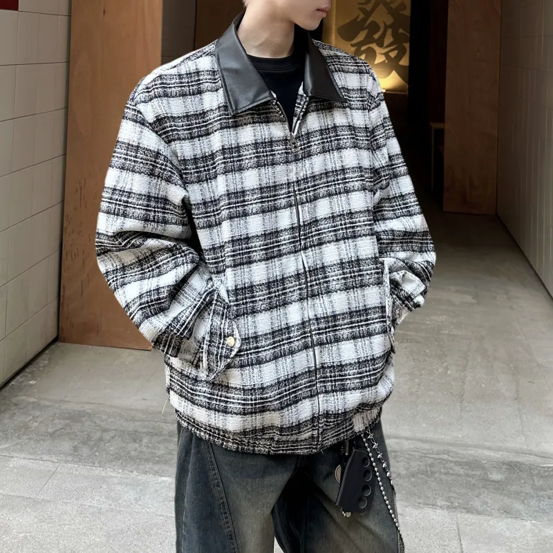 URBAN AUTHENTIC Jackets Coats Unisex Black White-5