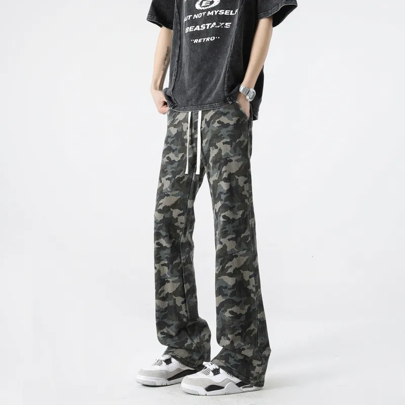 URBAN AUTHENTIC Jeans Unisex Camouflage Comes With-3