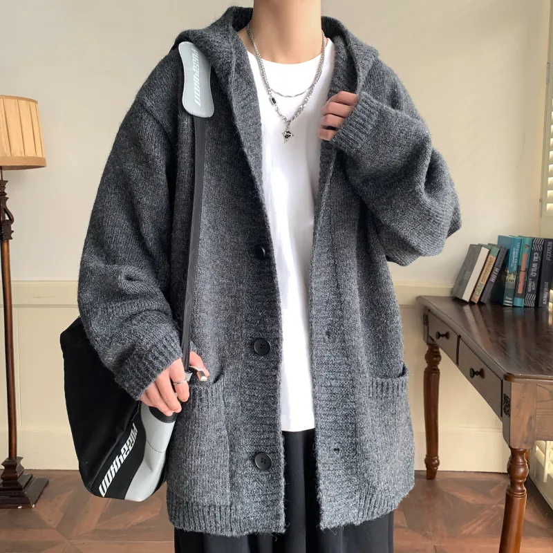 URBAN AUTHENTIC Knitwear Unisex Dark Gray-5