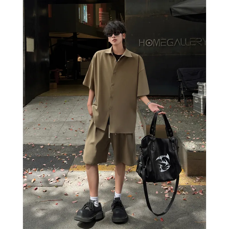 URBAN AUTHENTIC Shirt Matching Set Unisex-18