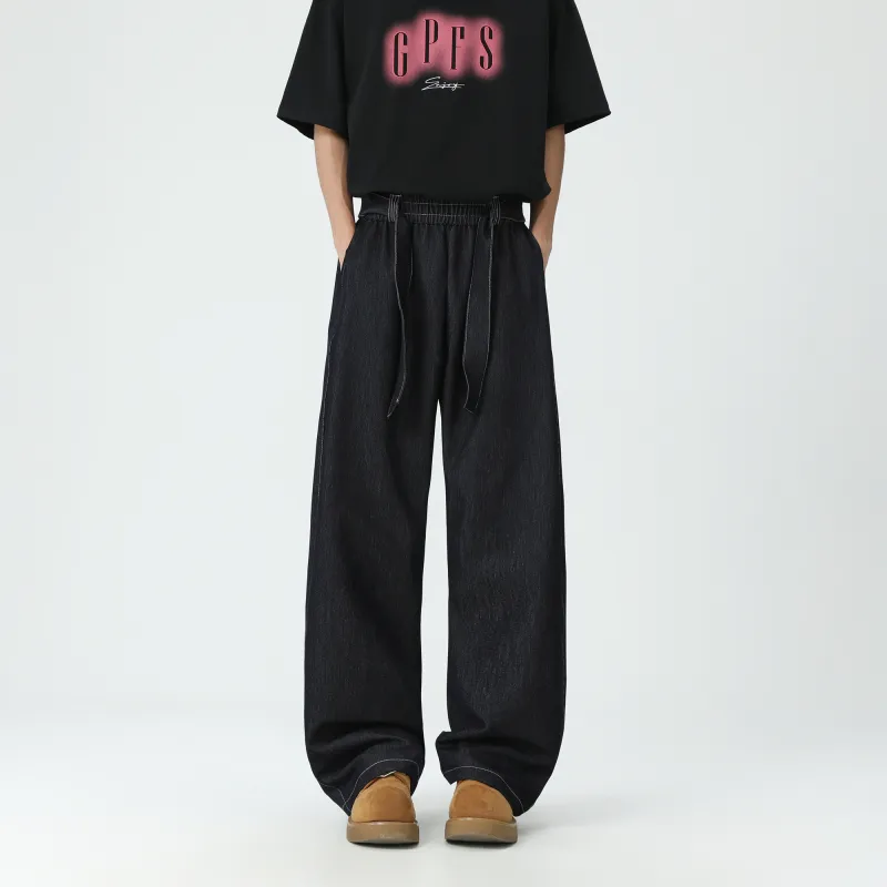 URBAN AUTHENTIC Casual Pants Unisex Black-2