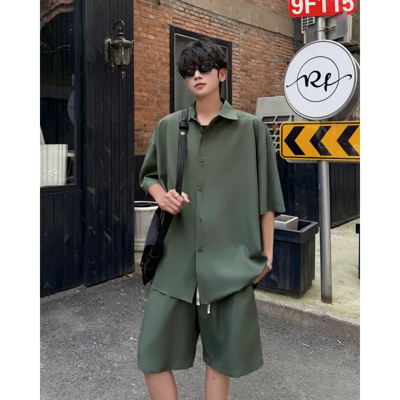 URBAN AUTHENTIC Shirt Matching Set Unisex-23