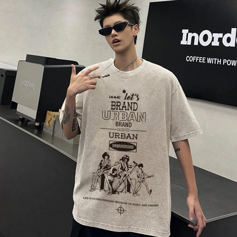 URBAN AUTHENTIC T Shirts Unisex-8