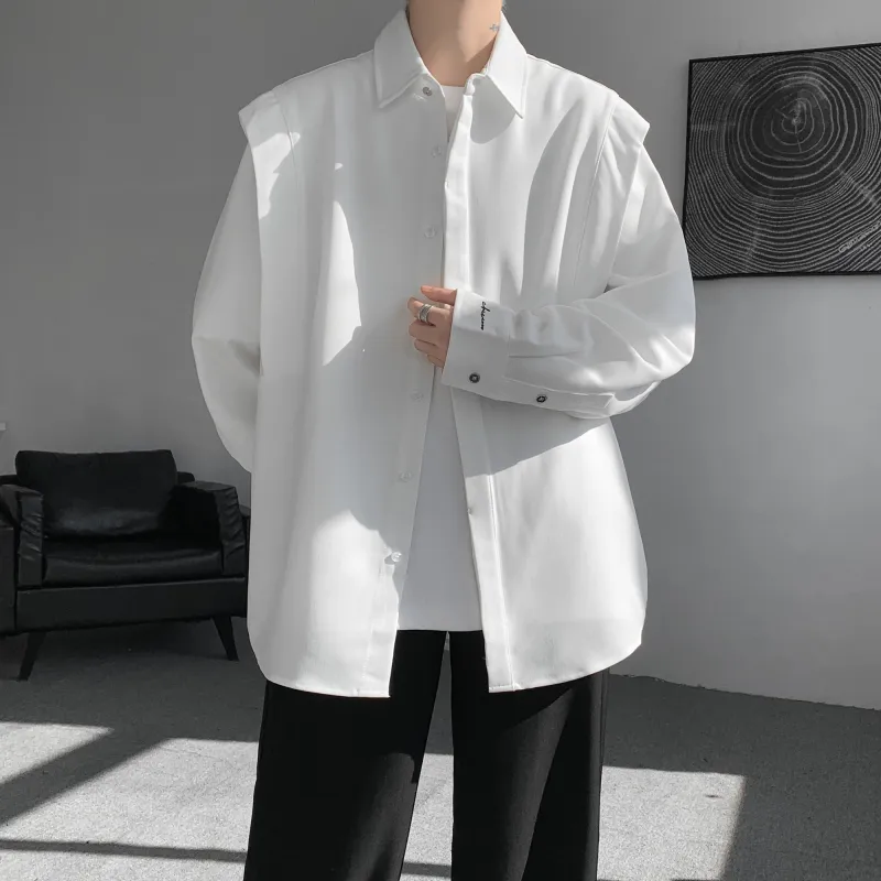 URBAN AUTHENTIC Shirt Unisex White-3