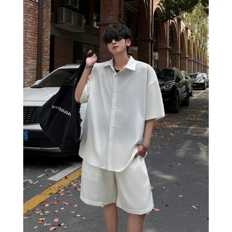 URBAN AUTHENTIC Shirt Matching Set Unisex-3