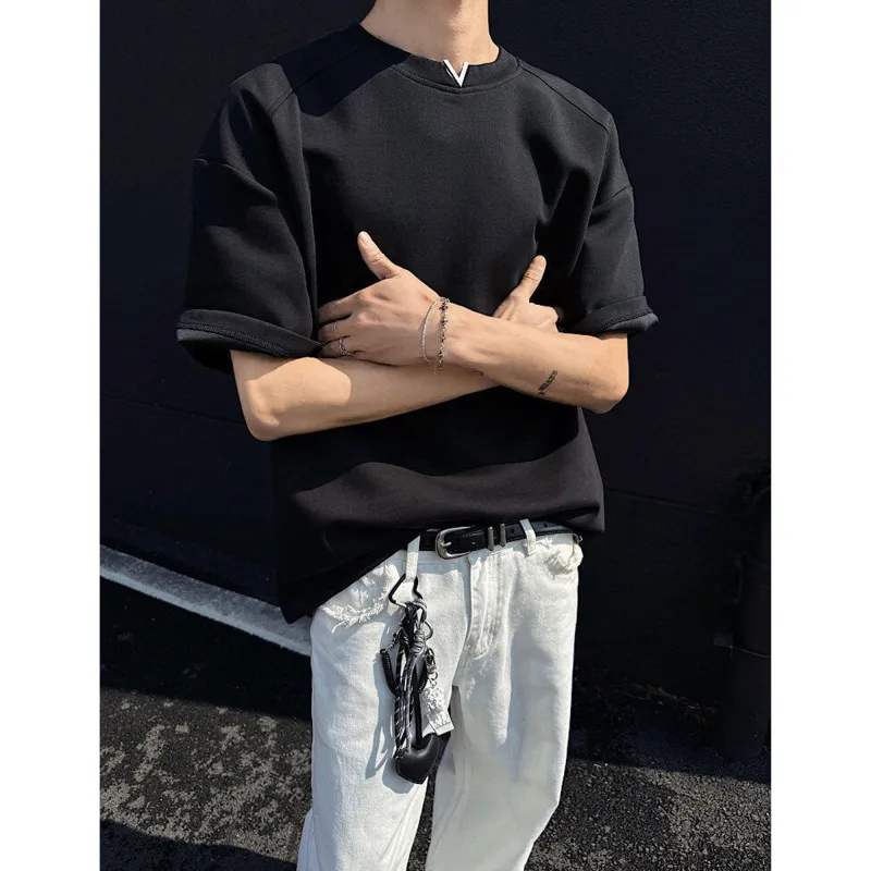 HOKLV Fashion Versatile T Shirt Unisex-14