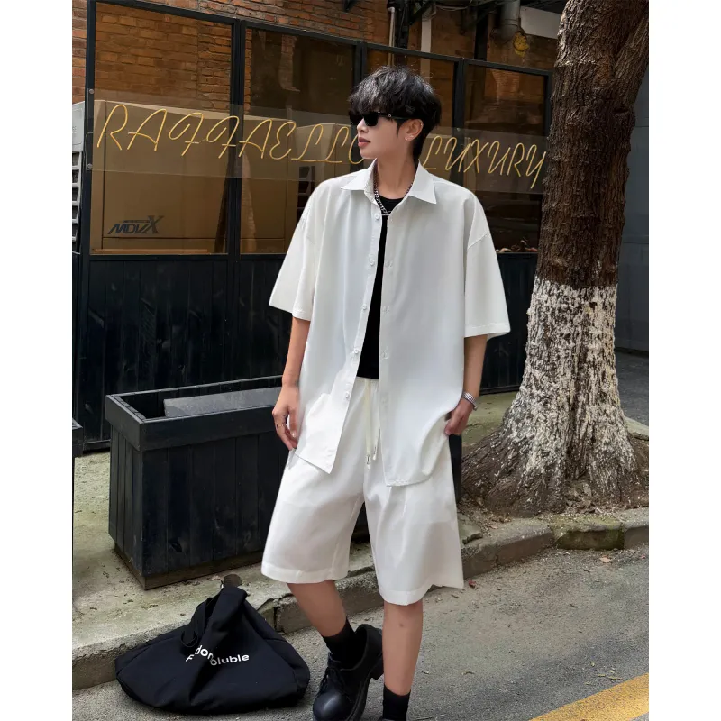 URBAN AUTHENTIC Shirt Matching Set Unisex-4