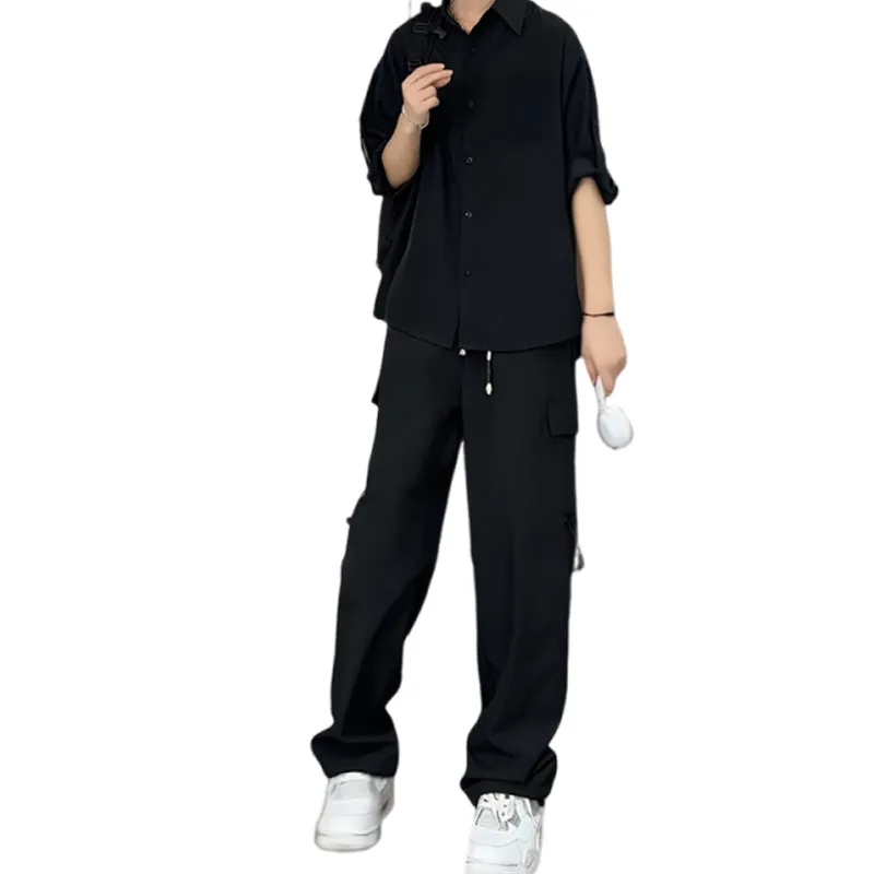 URBAN AUTHENTIC Shirt Matching Set Unisex-8