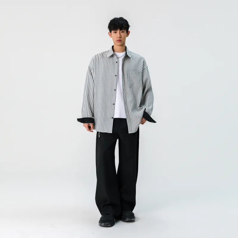 URBAN AUTHENTIC Shirt Unisex Black-9