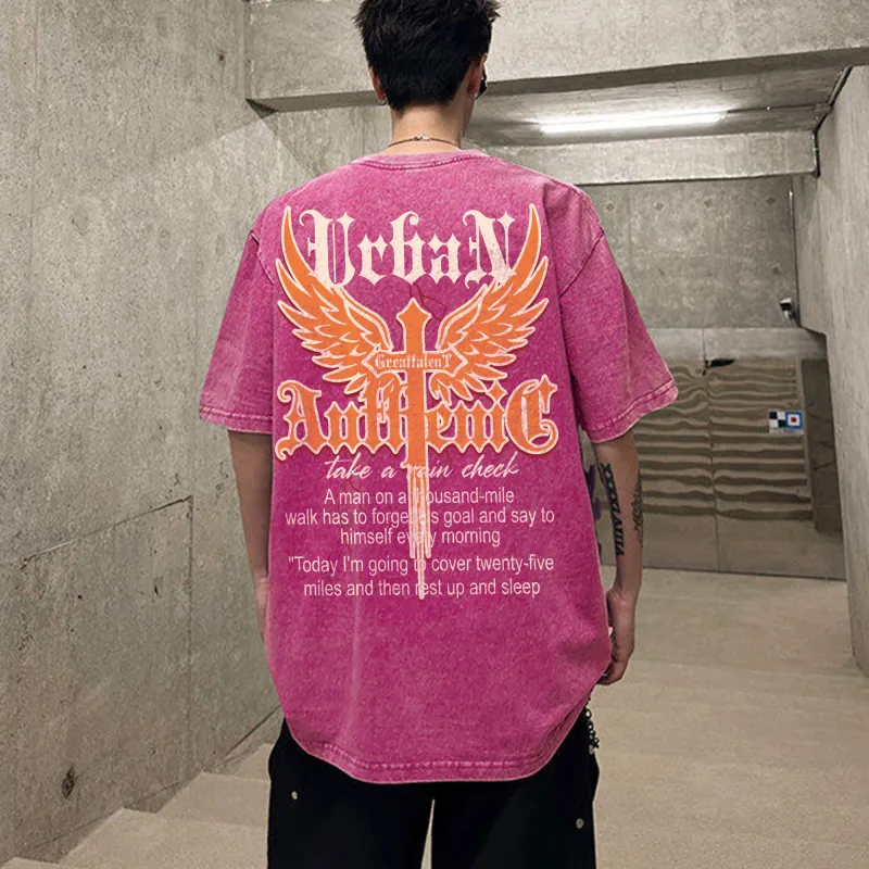 URBAN AUTHENTIC T Shirts Unisex-11
