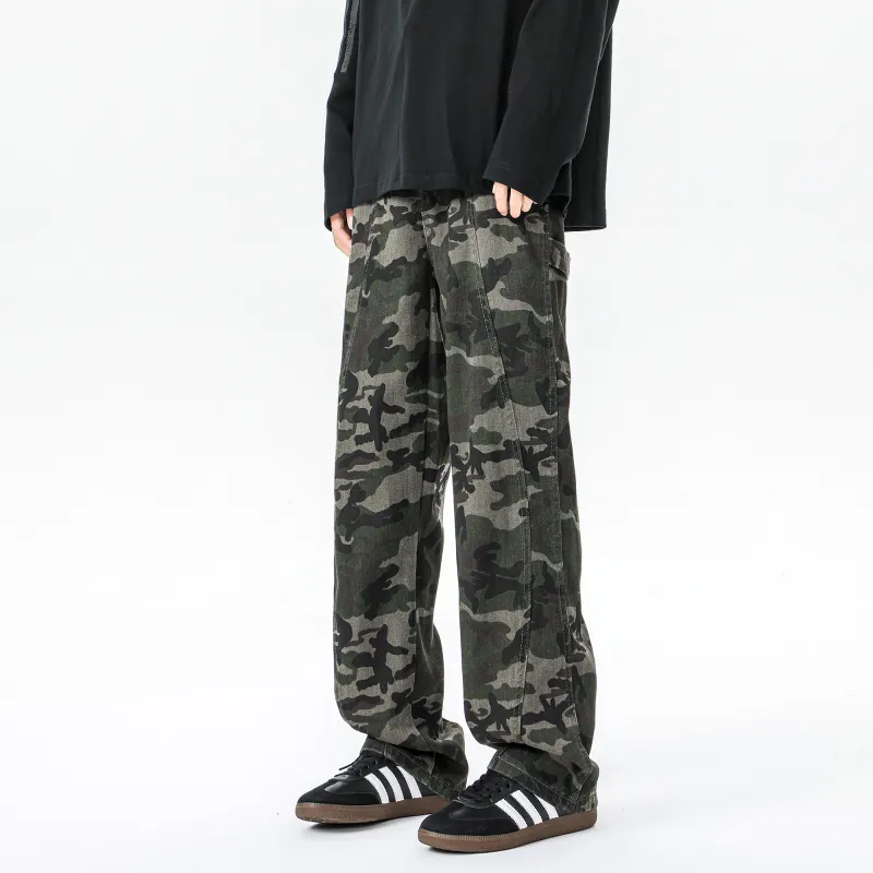 URBAN AUTHENTIC Jeans Unisex Camouflage Comes With-2