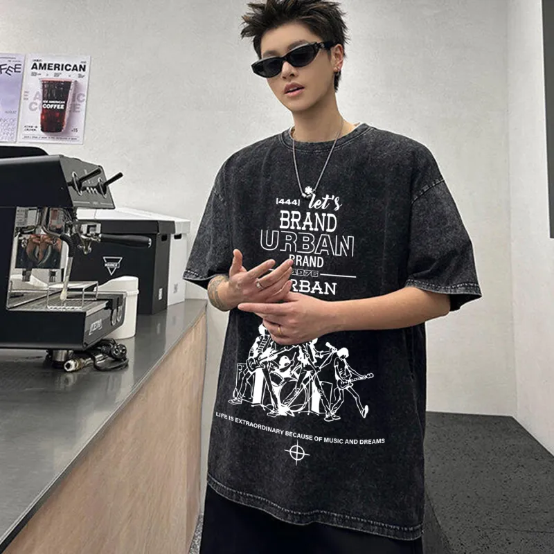 URBAN AUTHENTIC T Shirts Unisex-3