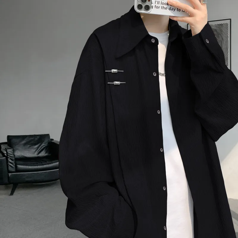 URBAN AUTHENTIC Shirt Unisex White-5