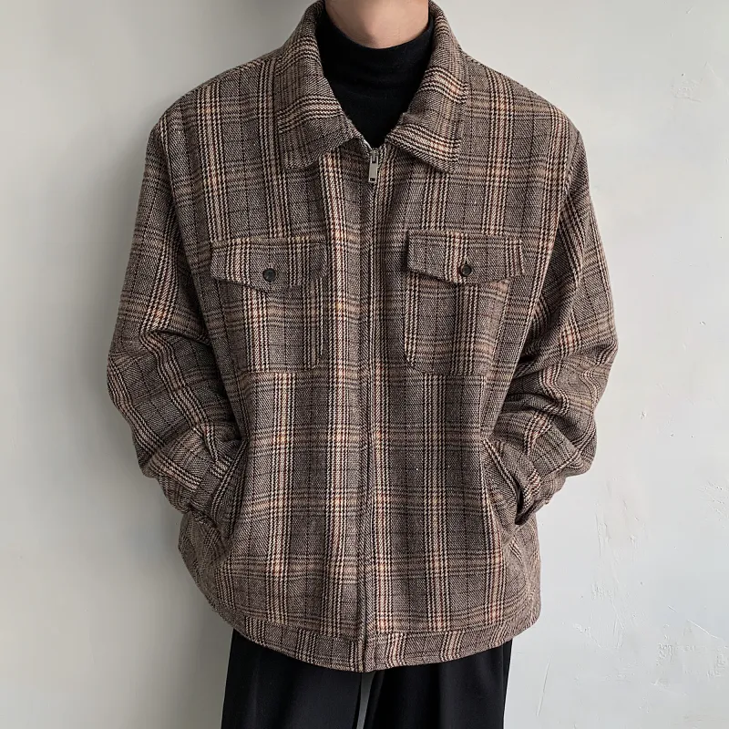 URBAN AUTHENTIC Puffer Jacket Unisex Brown-5