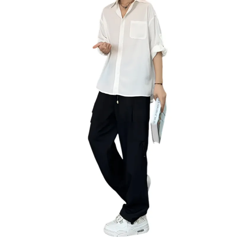 URBAN AUTHENTIC Shirt Matching Set Unisex-5