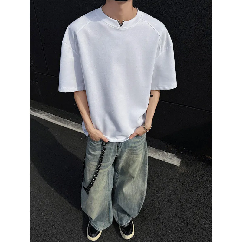 HOKLV Fashion Versatile T Shirt Unisex-4