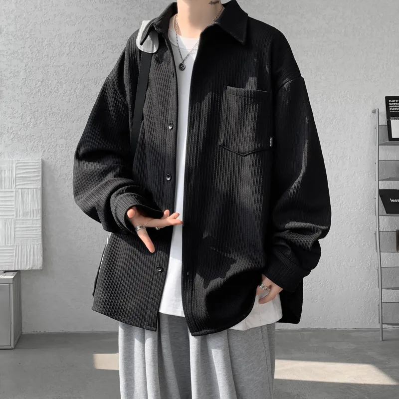 URBAN AUTHENTIC Shirt Unisex Black-5