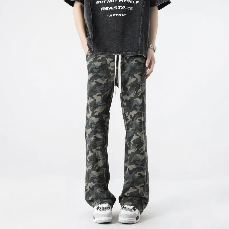 URBAN AUTHENTIC Jeans Unisex Camouflage Comes With-4