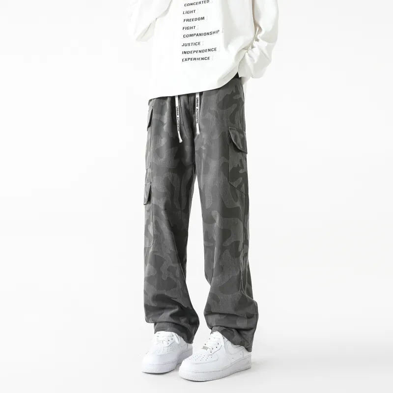 PAINT STAIN Casual Pants Unisex-2