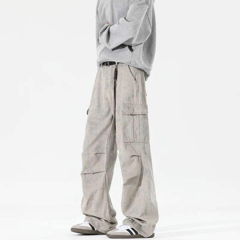 URBAN AUTHENTIC Casual Pants Unisex Apricot-5