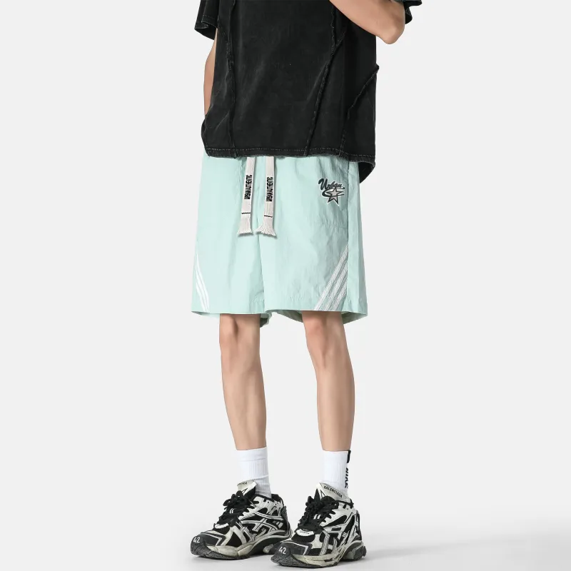 URBAN AUTHENTIC Casual Shorts Unisex Violet-14