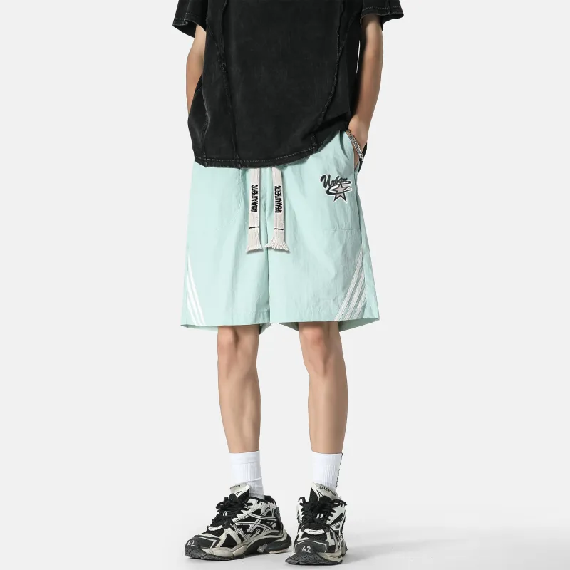 URBAN AUTHENTIC Casual Shorts Unisex Violet-15