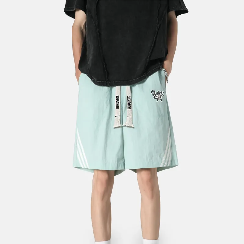 URBAN AUTHENTIC Casual Shorts Unisex Violet-16