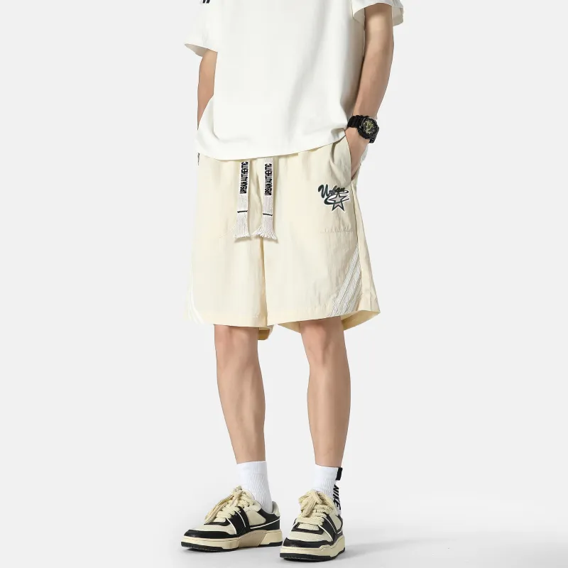 URBAN AUTHENTIC Casual Shorts Unisex Violet-32