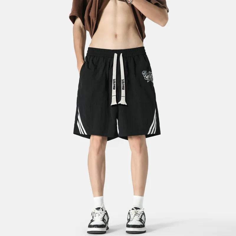 URBAN AUTHENTIC Casual Shorts Unisex Violet-4