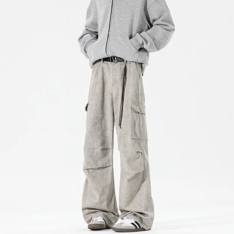 URBAN AUTHENTIC Casual Pants Unisex Apricot-3