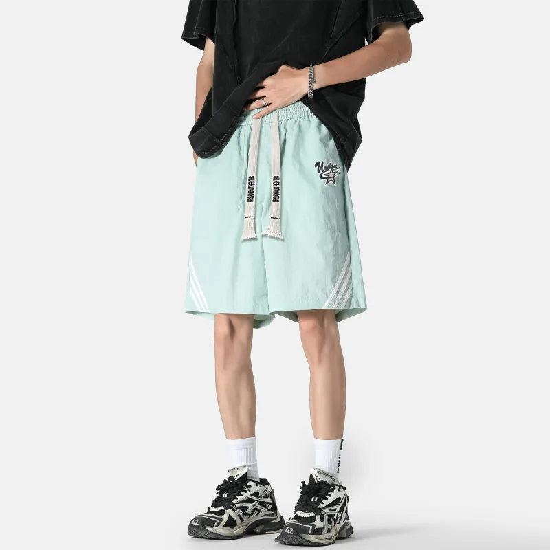 URBAN AUTHENTIC Casual Shorts Unisex Violet-17