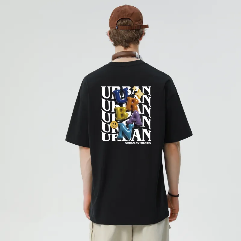 URBAN AUTHENTIC T Shirts Unisex-5